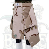 Handmade Desert Camo Hiking Kilt – Durable and Stylish Utility Kilt